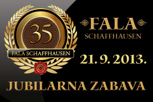 Ususret 35. obljetnici društva Fala iz Schaffhausena