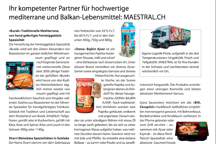 Handel Heute: Etno prehrambeni proizvodi sve popularniji na švicarskom tržištu.