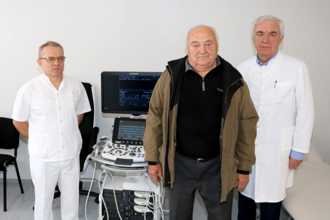Dobra duša iz Ruševa: Umirovljenik iz Švicarske požeškoj bolnici kupio ultrazvučni aparat vrijedan sto tisuća eura.